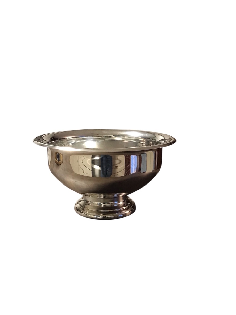 Oneida Silver Plated Pedestal Punch Bowl